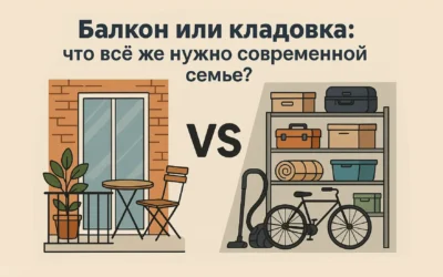 Балкон или кладовка: Что на самом деле нужно современной семье? Результаты опросов.