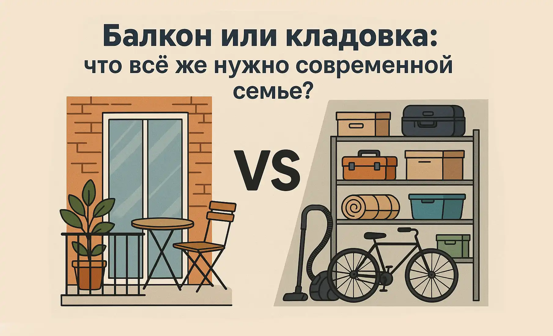 балкон или кладовка